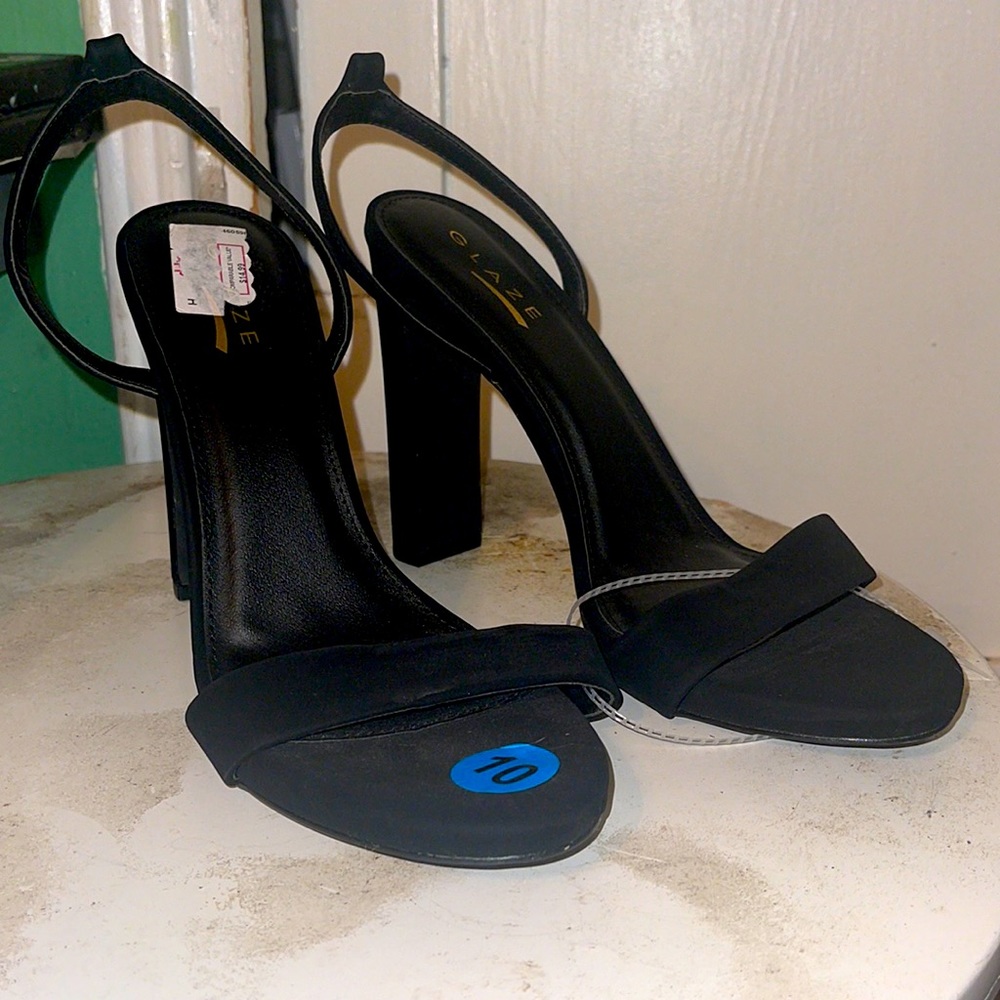 black heels